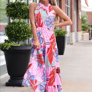 Rhode inspired Julia maxi dress